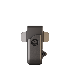 Single Magazine Holster for 9mm .40 Double Stack Metal/Steel Magazine Pouch with Belt Clip Attachment