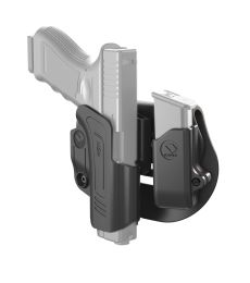 R-Series Compatible with Glock 22 Holster  OWB Level I Retention - Paddle Holster with Magazine Pouch