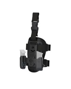 Double Magazine Holster Compatible with Glock 45 Magazine Double Mag Pouch with X3 Adapter, Booster for Leg Attachment