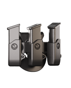 Triple Magazine Holster for 9mm .40 Single Stack Sig Sauer P365 & Similar Magazine Pouch with Paddle Attachment