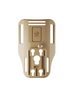 Orpaz Modular System Receiver Low-Ride Receiver Attachment for the Holster Insert and MOLLE Insert, Desert Tan