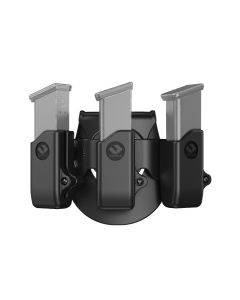 Triple Magazine Holster Compatible with Glock 19 Magazine Triple Mag Pouch with Paddle Attachment